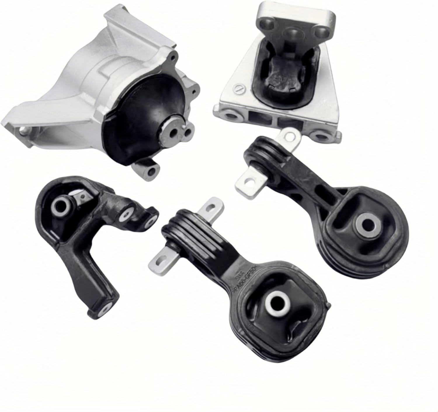 Engine Motor Mount Set 5Pcs Fits for CR-V 2007 2008 2009 2010 2011 L4 2.4L A4535 A4536 A4595 A4598 A65010 50880S WAA81 50890SWAA81 50820STKA02 50850SWAA81