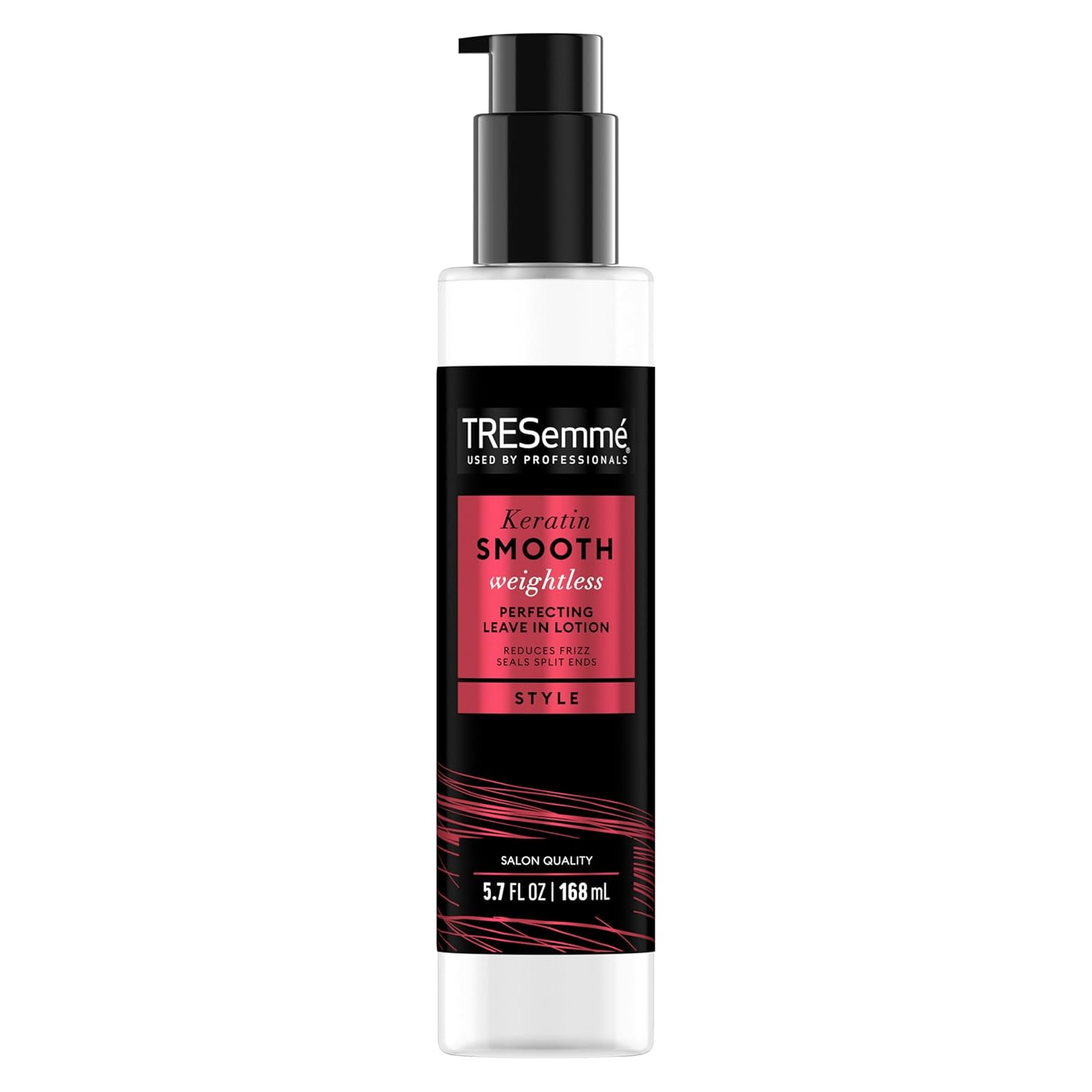 TRESemmé Perfecting Leave-In Lotion Keratin Smooth for Reducing Frizz & Sealing Split Ends, Weightless, 5.7 oz