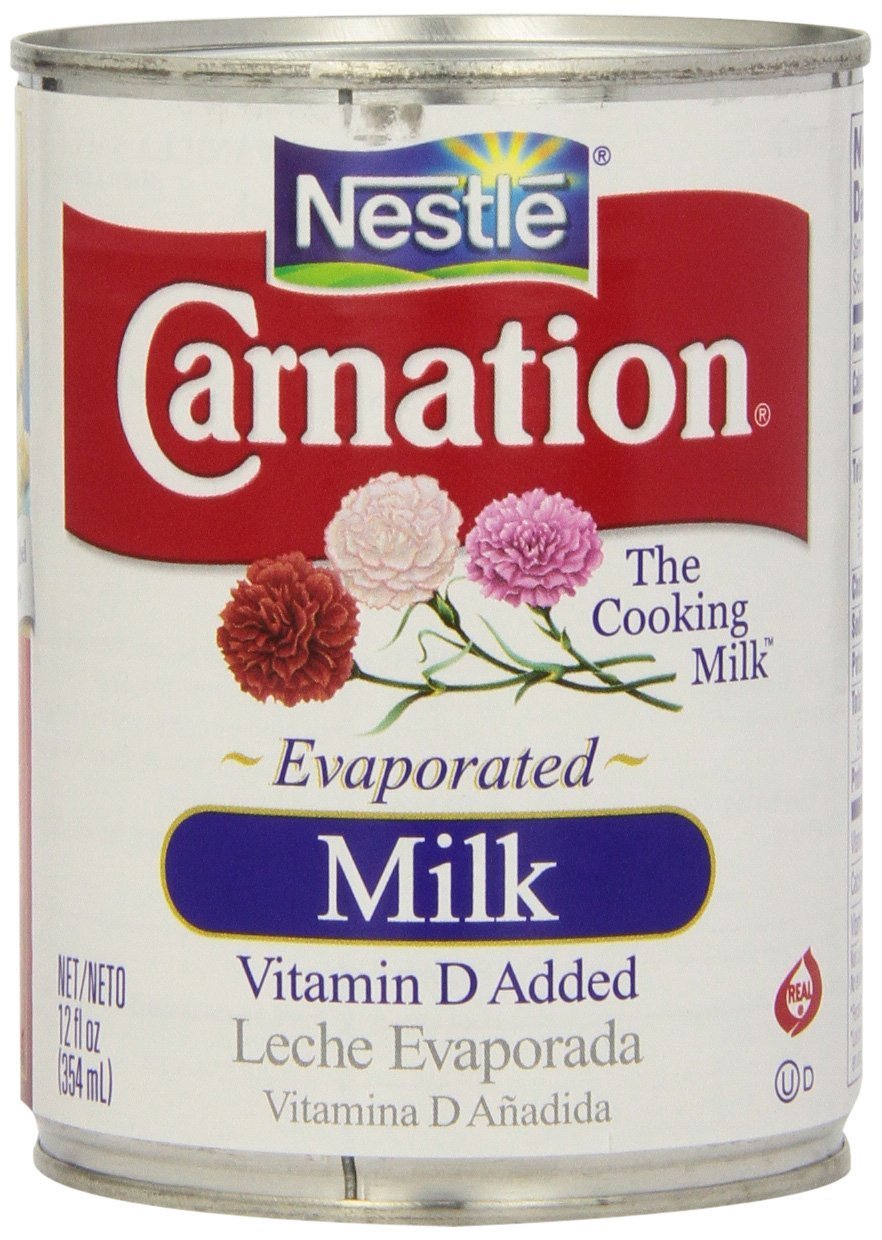 CARNATION Evaporated Milk 12 Fluid Ounce Each 24 Cans per Case