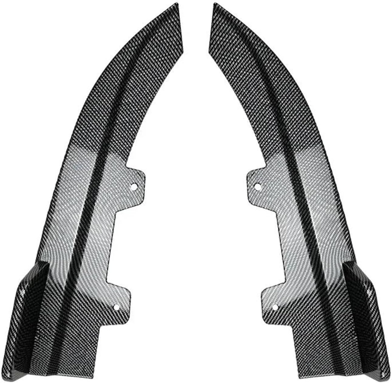 DQRG Rear Spoiler Rear Bumper Strip Lip Diffuser Splitter Spoiler Scratch Protector Side Skirt For BMW 4Series G22 G23 2020 2021 2022 2023 Rear Wing Spoiler(Carbon Look)