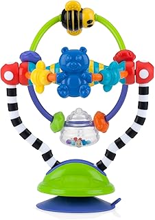 Nuby Silly Spinwheel Toy with Suction Base - Interactive High Chair Toy for Babies and Toddlers - 6+ Months