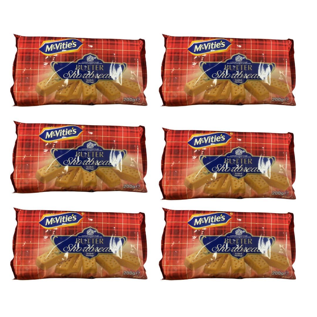 Mcvitie's Rich Butter Shortbread, Mcvities 200gm, Pack of 6