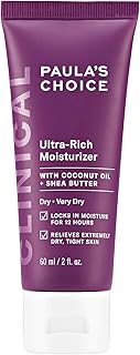 Paula's Choice CLINICAL Ultra-Rich Face Moisturizer with Jojoba, Coconut Oil & Shea Butter, Redness-Prone, Dry, Sensitive Skin, 2 Ounce
