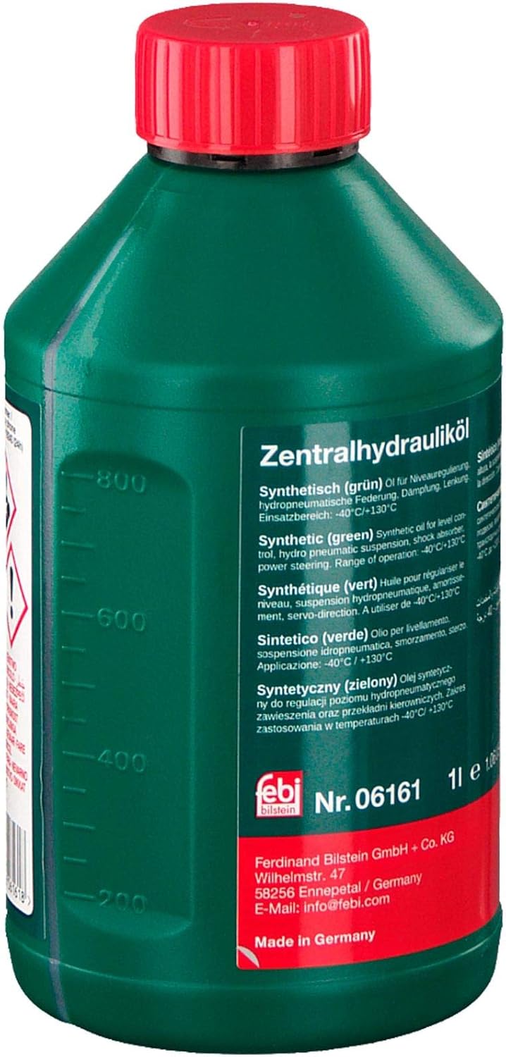 febi bilstein 06161 Hydraulic Fluid for hydraulic central, power steer.+ level control system, pack of one