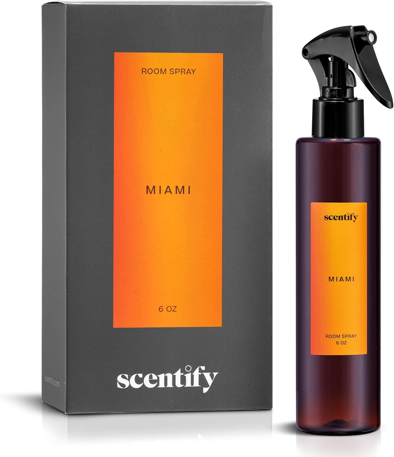 Scentify Miami Odor Neutralizing Room Spray – Luxury Cashmere, Floral & Musky Wood Fragrance, Instant Odor Eliminator for Home, Office & Car – 6 oz