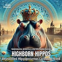 Highborn Hippos: Bejewelled Hippopotamus Colouring Book (Crowned Creatures)