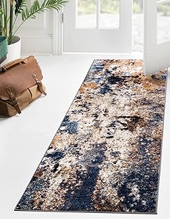 Keen Home Design Area Runner Rugs - 2x10 Non-Shedding, Abstract Runner for Kitchen, Living Room, Bedroom, Dining Room, Entryway - Size: 2'8" x 9'11", Multi