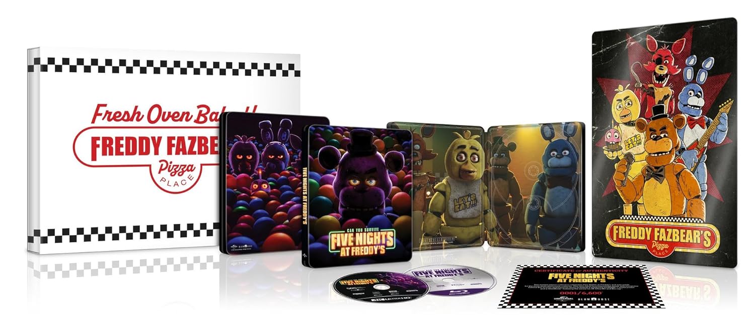 Five Nights at Freddy's – Ultimate Collector's Edition IconArt with SteelBook (4K Ultra HD + Blu-ray + Digital)) (Amazon Exclusive)