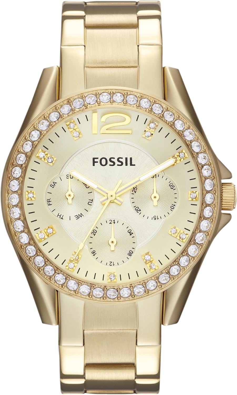 Fossil Women's Riley Quartz Stainless Steel Multifunction Watch
