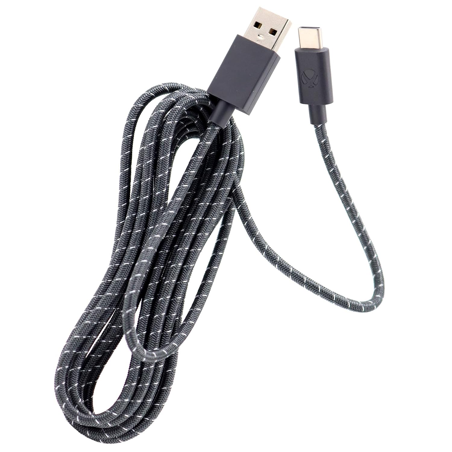 Deal4GO 9FT Durable Braided USB-C Charging Cable USB Type-C Cord for Xbox one Elite Series 2 Controller Switch Pro PS5 Controller (NO Packaging)