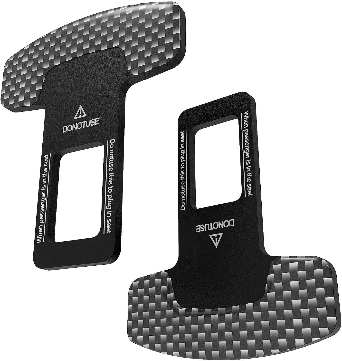 Safe Seat Belt Clips Slot Plugs 2Pack, Car Trim Accessories, Retainer Locking-Clip, Seat Belt Clip Adjuster Clips for All Cars to Make Your Driving More Comfortable & Flexible Accessories (2pcs)