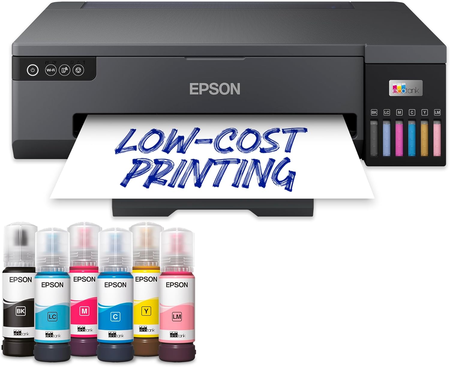 Epson EcoTank ET-18100 Ink Tank Printer | Photo Printing | 6-Colour Inks | Wireless | A3+| Print to CD/DVD & PVC ID Cards | Speciality Media Feed up to A3+