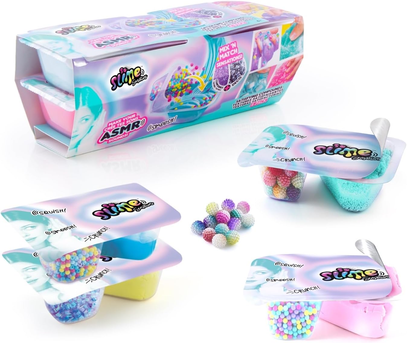 So Slime Sensations ASMR 4 Pack Age 3+