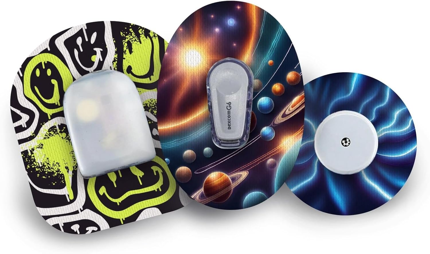 CGM Patches - Premium Adhesive Sensor Covers for Libre, Dexcom, Medtronic, Glucose Monitors - Mens Essentials Pack (GlucoRX Aidex, 20-Pack)