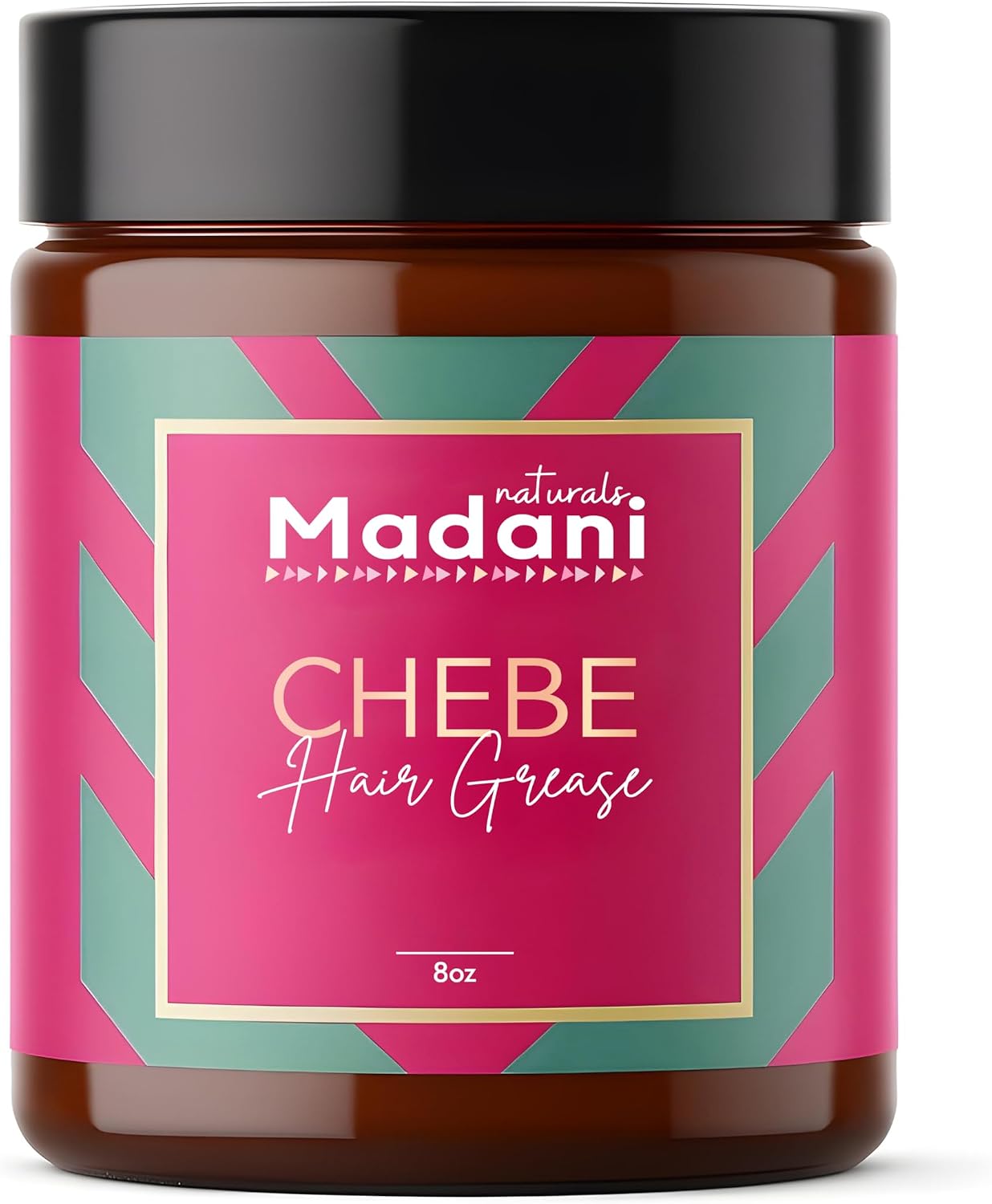 Madani Pure Chebe Hair Growth Grease with Rosemary Oil - Hair Thinning and Hairloss Treatment for Men & Women, Vegan Hair Regrowth Butter, Scalp Moisturizer and Treatment