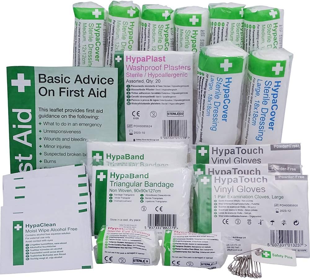 Safety First Aid Group HSE 1-10 Persons First Aid Refill