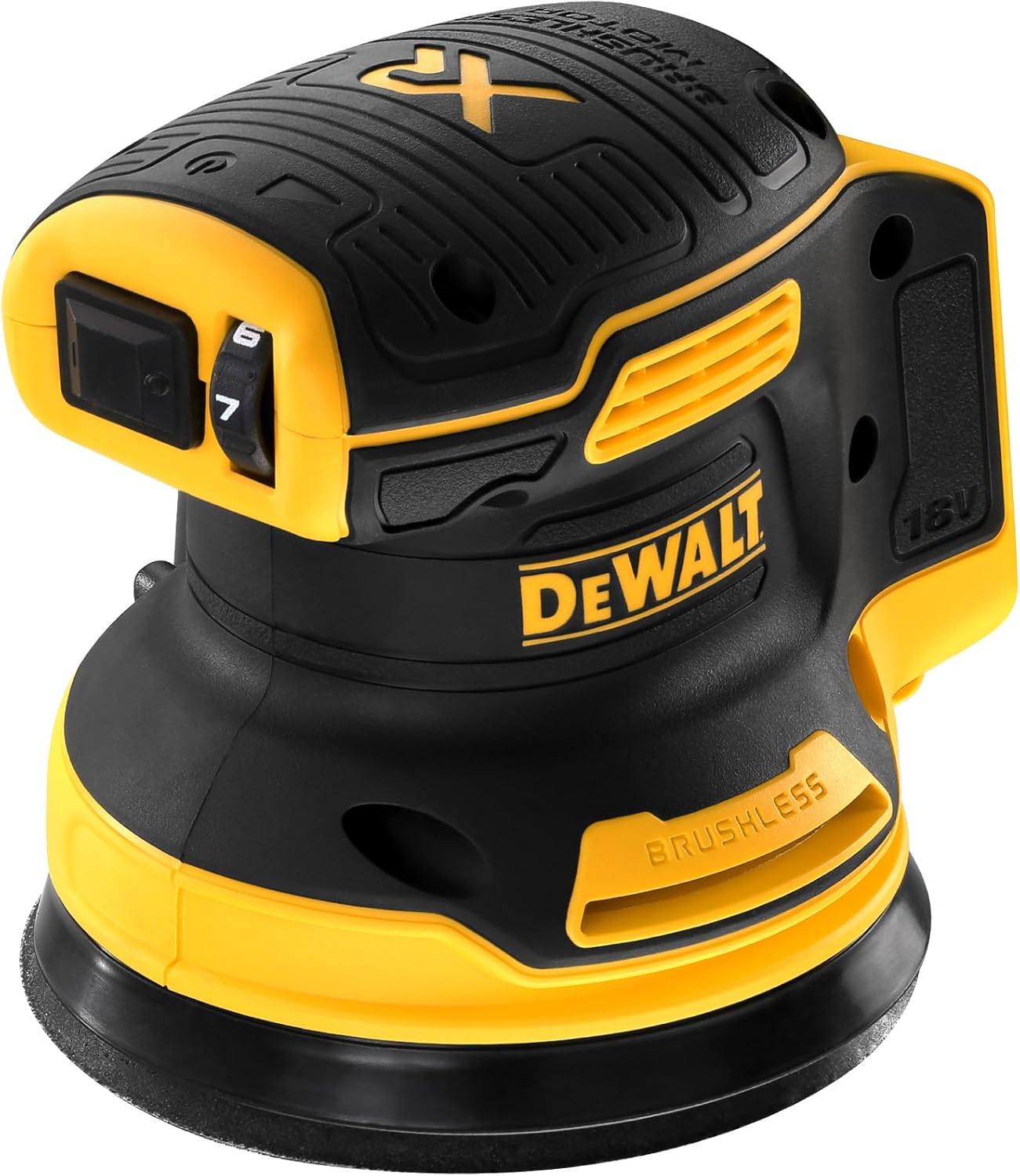 DEWALT 18V XR Brushless 125mm Sander, Bare Unit, DCW210N-XJ