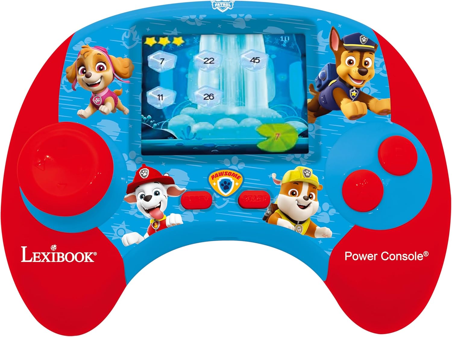 Lexibook, Paw Patrol Power Console - Educational Bilingual Game Console with 100 Activities in English/Spanish, JCG100PAi2