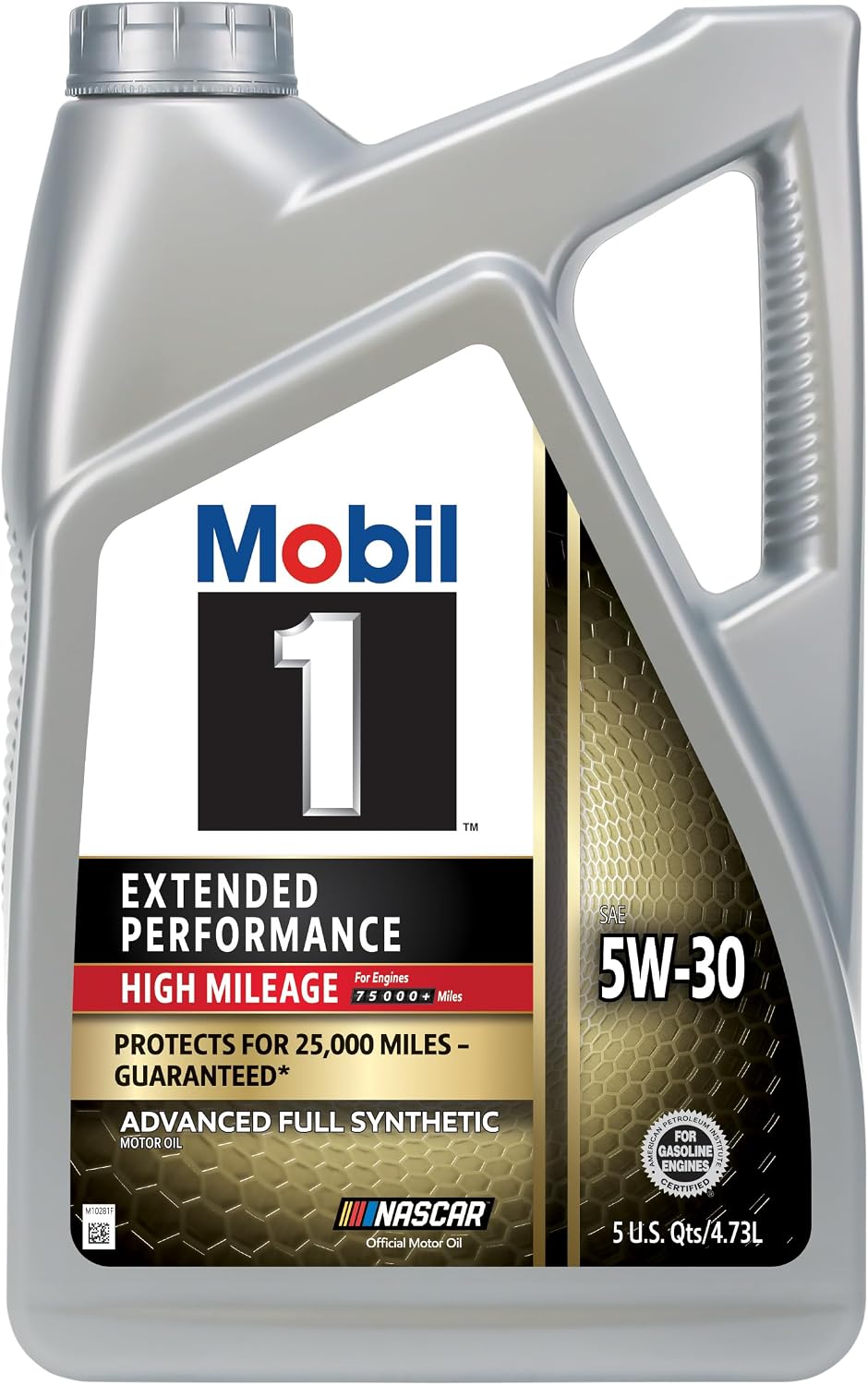 Mobil 1 Extended Performance High Mileage Full Synthetic Oil 5W-30, 5 Quart