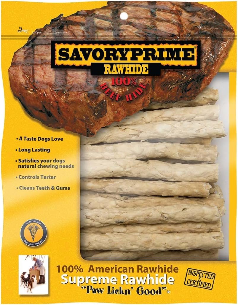 Savory Prime Supreme Munchie Sticks (30 Pack), 5", Natural