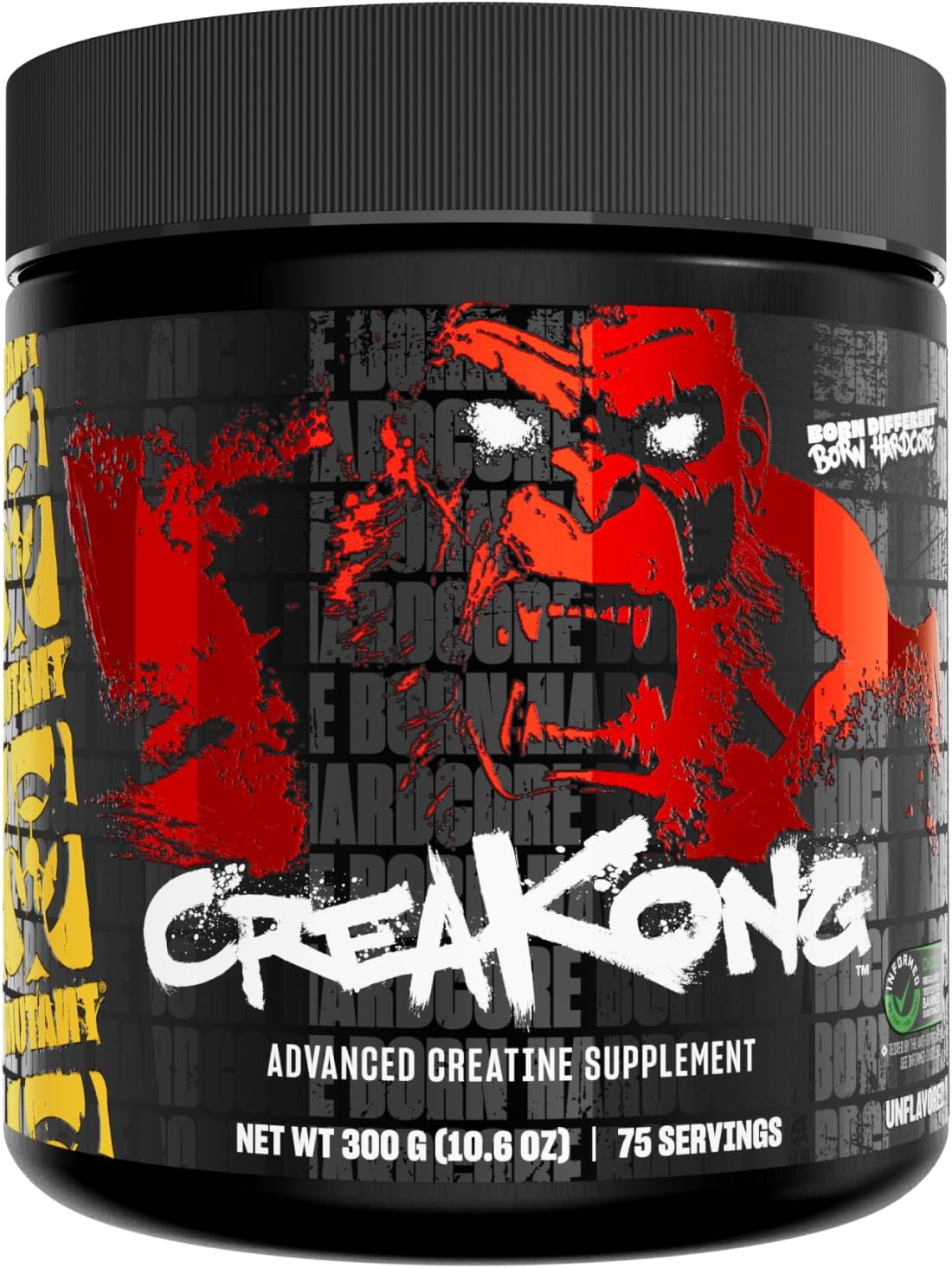 Mutant Creakong – 300G Of Delivering Sheer Unadulterated Size And Power, A Creatine Blend That Delivers Only Pure Creatines From The World’s Leading Creatine Sources.