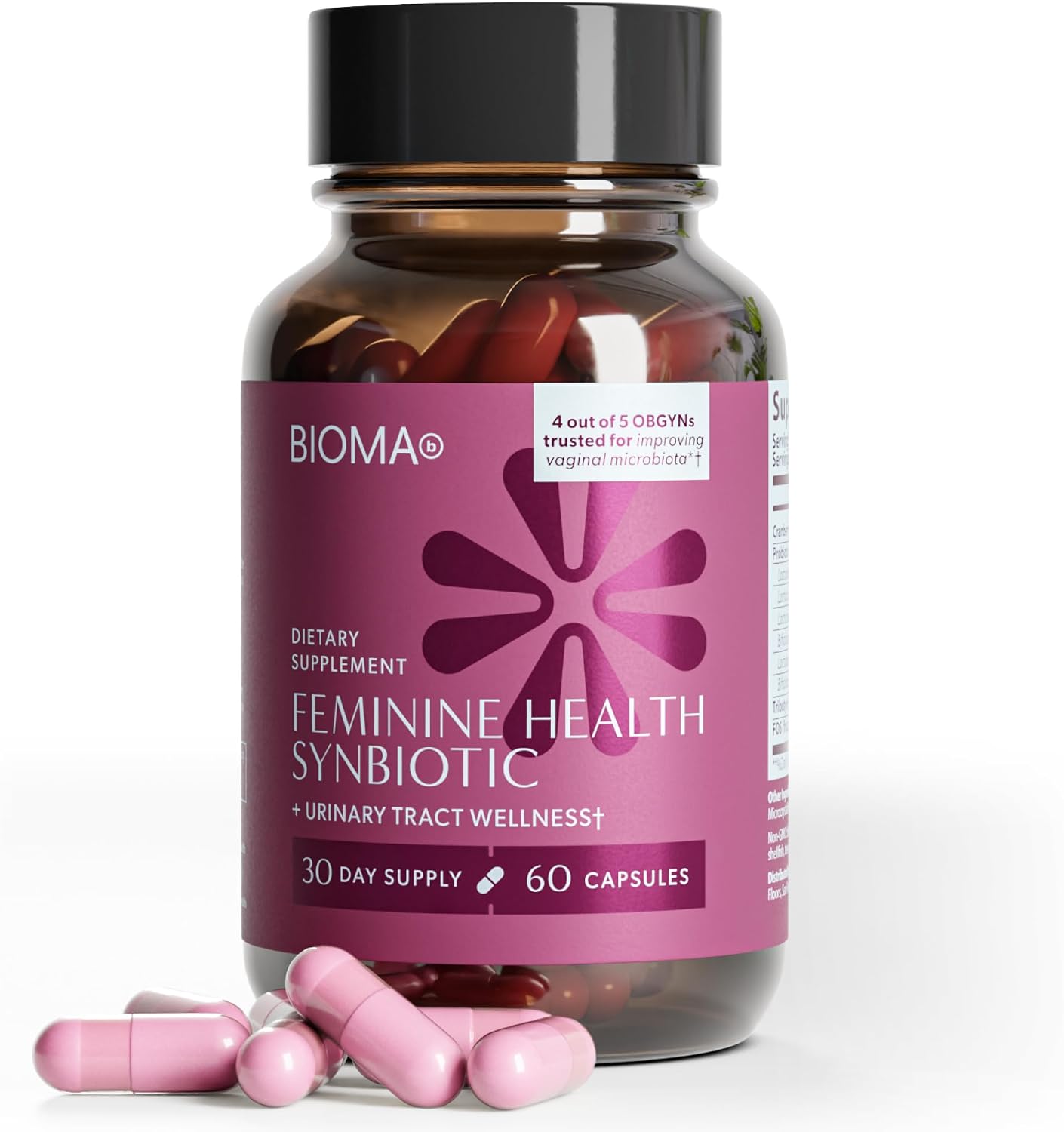 BIOMA Feminine Health Synbiotic, 60 Capsules (30-Day Supply)