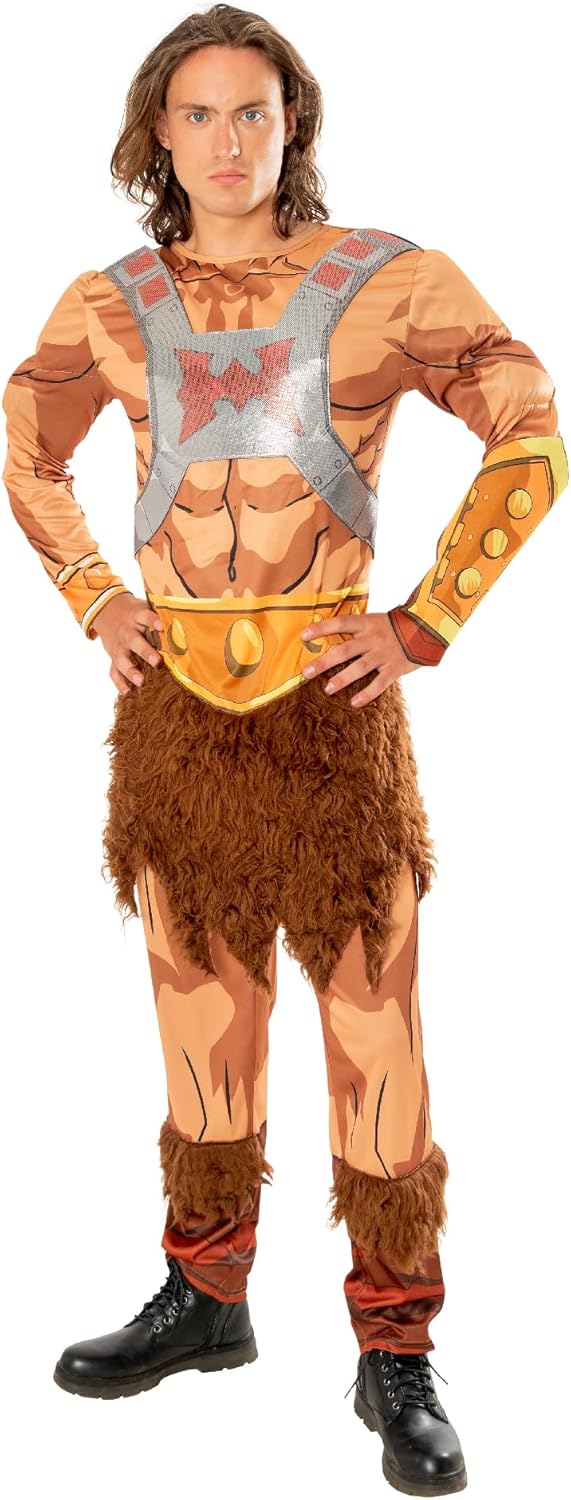 Rubie's Official Masters Of The Universe Revelation He-Man Deluxe Adult Costume, Adult Superhero Fancy Dress