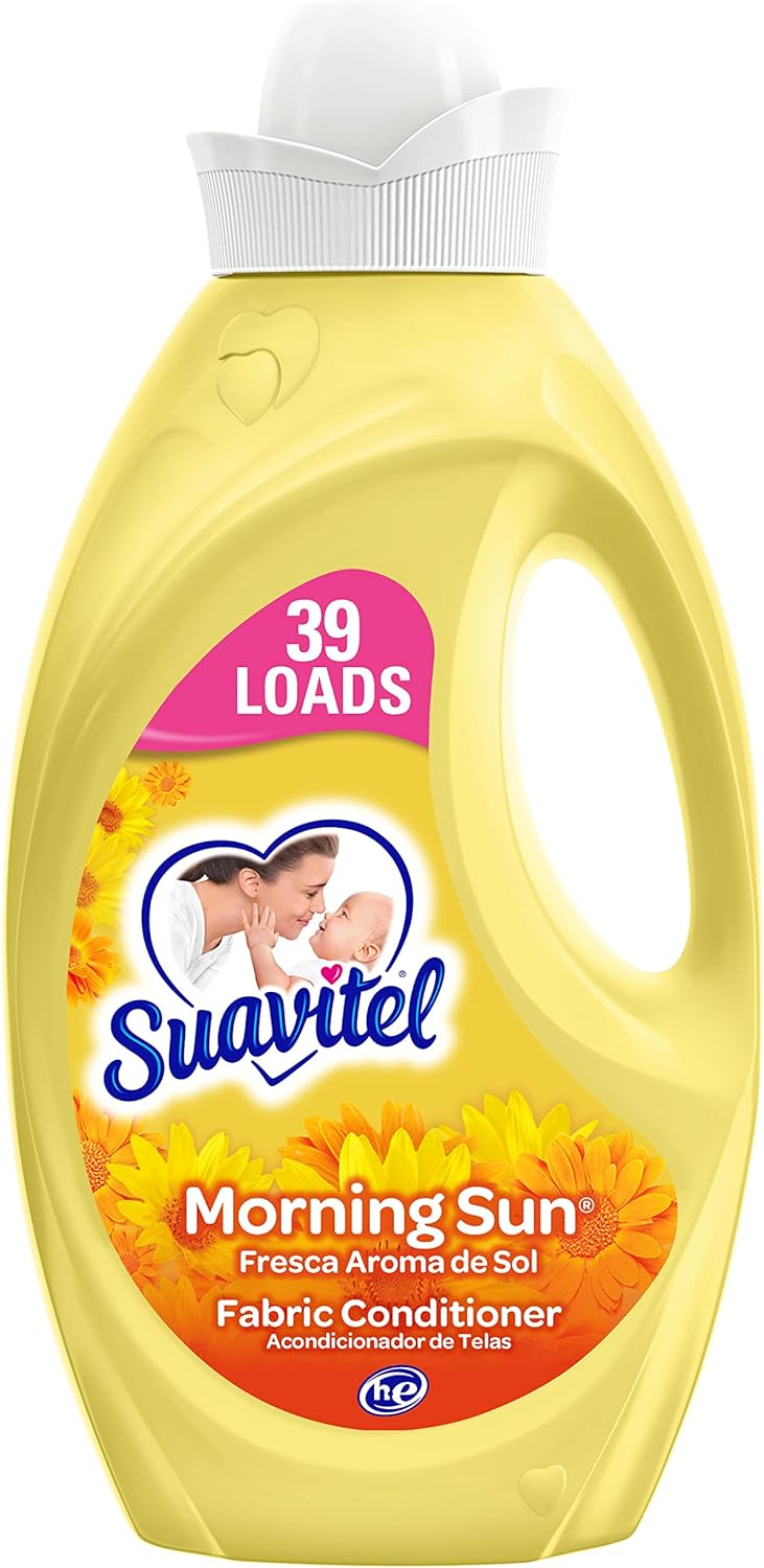 Suavitel Liquid Fabric Softener, Morning Sun, 46 oz