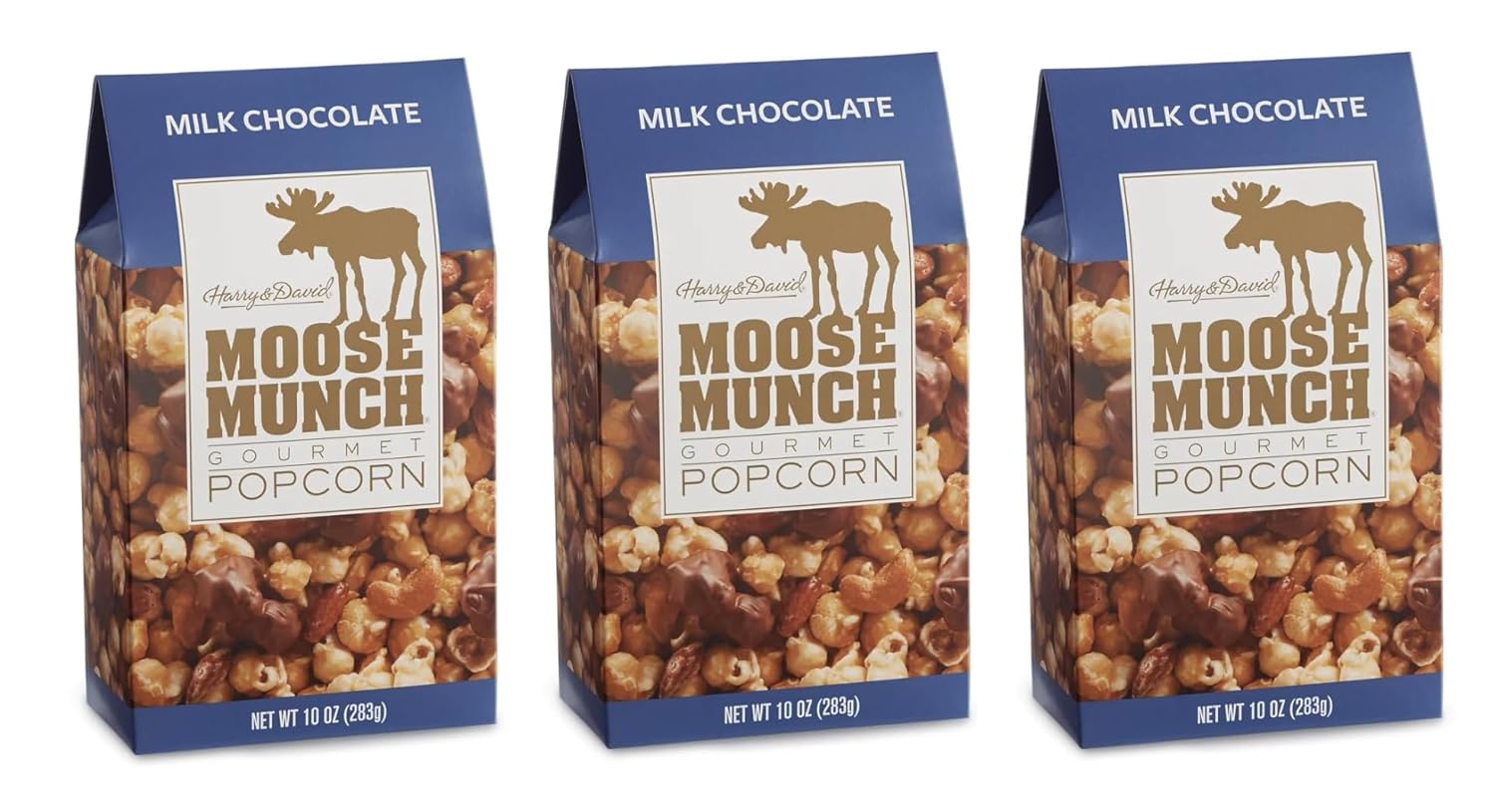 Harry & David Milk Chocolate Moose Munch, 10-Ounce Units (Pack of 3)
