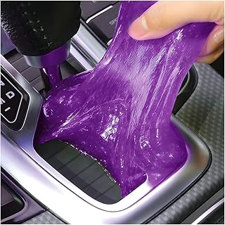 Moly Magnolia Cleaning Gel for Car, Auto Detailing Tools Car Interior Cleaner Putty, Dust Cleaning Mud Removal, Putty Cleaning Keyboard Cleaner for PC Laptop Keyboard Tablet Air Vents Camera (Purple)