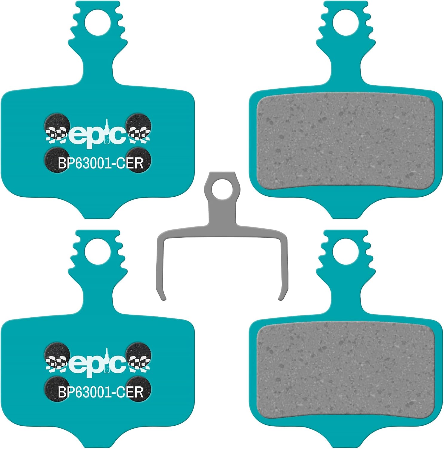 epic Disc Brake Pads for SRAM Rival, RED, Apex, Force, Level T/TL/TLM, XX Brakes | Organic, Semi-Metallic, Sintered, Ceramic, E-Bike Options | Quiet, Durable, High-Performance | 2 Sets