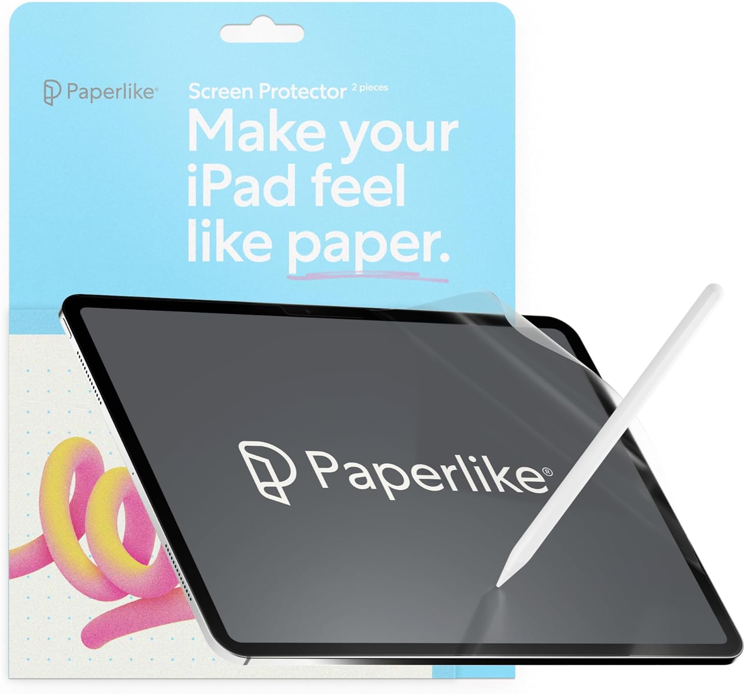 Paperlike Screen Protector (2x) for iPad (A16) 11" (2025) & iPad 10.9" 10th Generation (2022) for an authentic paper-feel