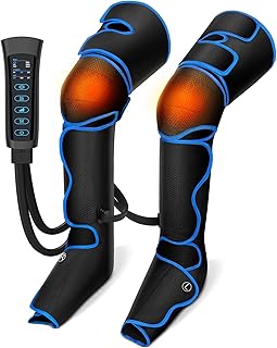 TOLOCO Leg Massager, Leg Massager with Air Compression for Circulation, Relaxation and Pain Relief with 6 Modes 3 Vibration, Birthday Christmas Gifts for Women/Men