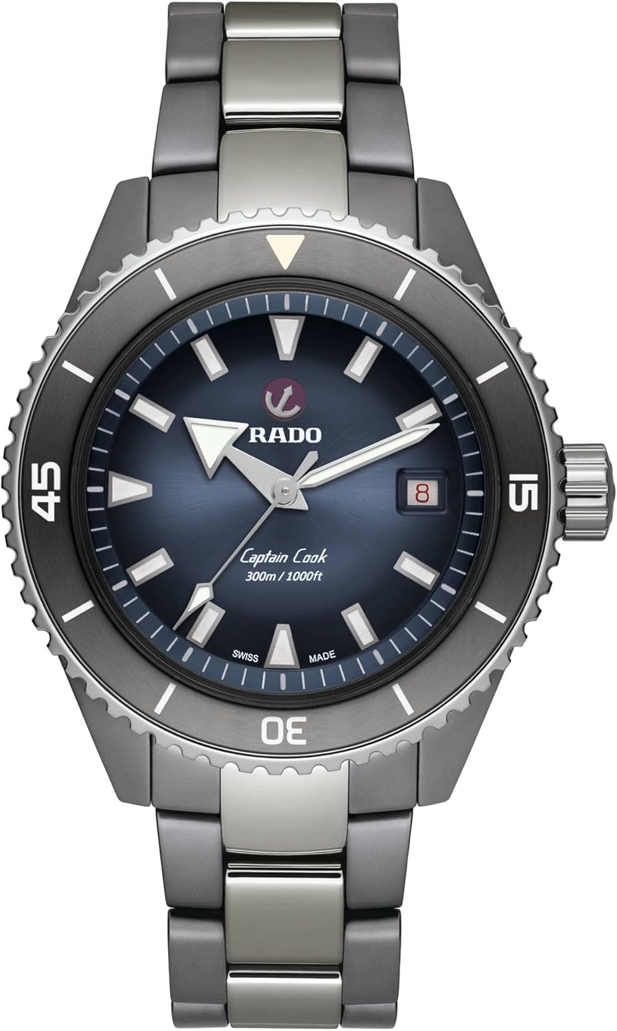 Rado Men's Captain Cook Automatic Watch, Grey