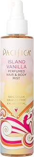 Pacifica Beauty Island Vanilla Hair & Body Mist, Functional Fragrance Spray For A Mood-Lifting Experience, Paraben-Free, Vegan & Cruelty-Free