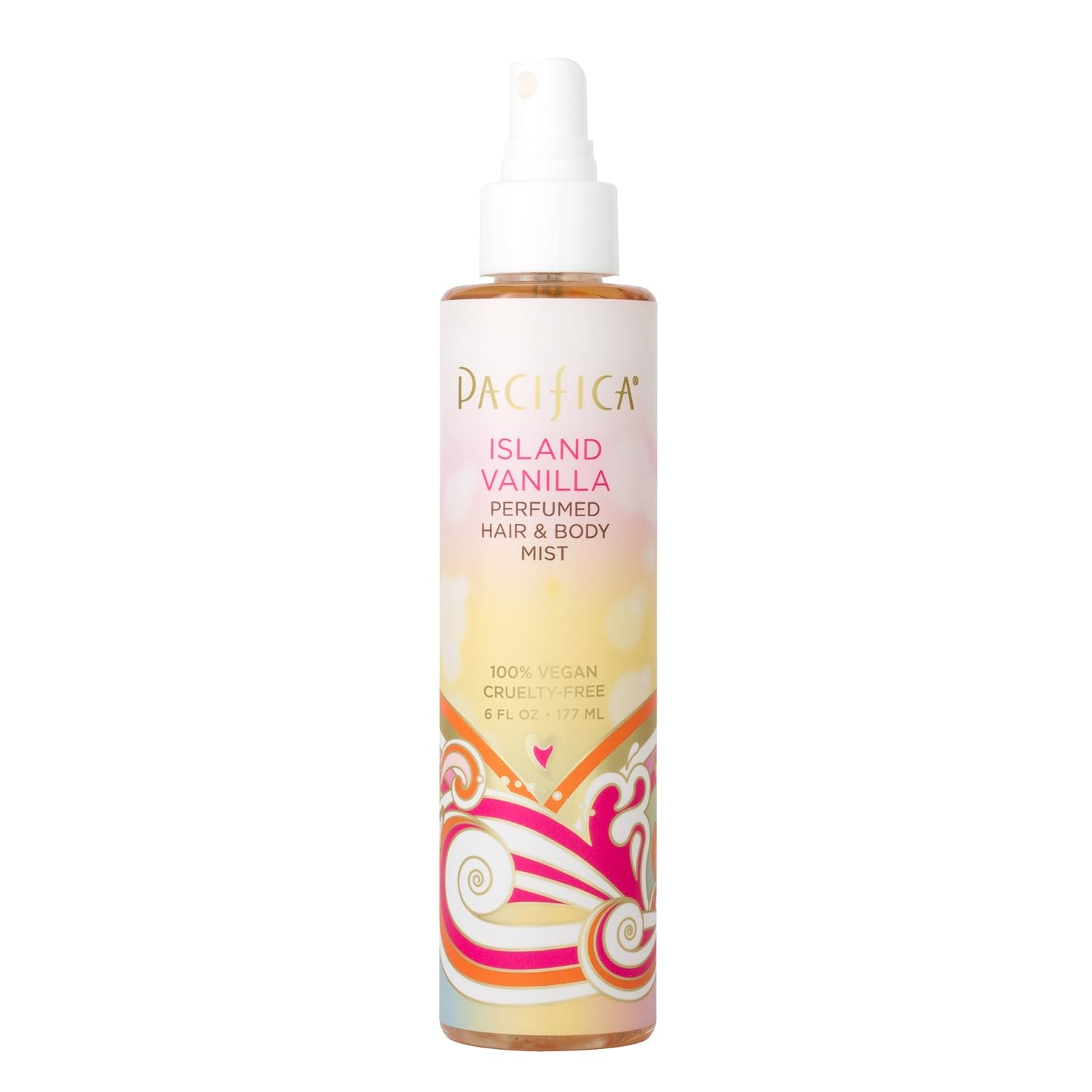 Pacifica Beauty Island Vanilla Hair & Body Mist, Functional Fragrance Spray For A Mood-Lifting Experience, Paraben-Free, Vegan & Cruelty-Free