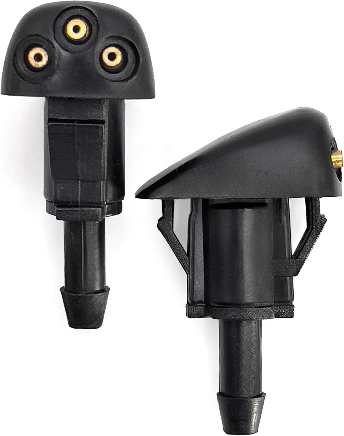 Click&Fit Windshield Washer Nozzles Compatible with Hyundai Tucson 2005-2015, Elantra 90-14, Santa Fe 2001-2015, Sonata, Kia Sportage 2005-2010 – Wiper Washer sprayers Replacement, 2-Pack