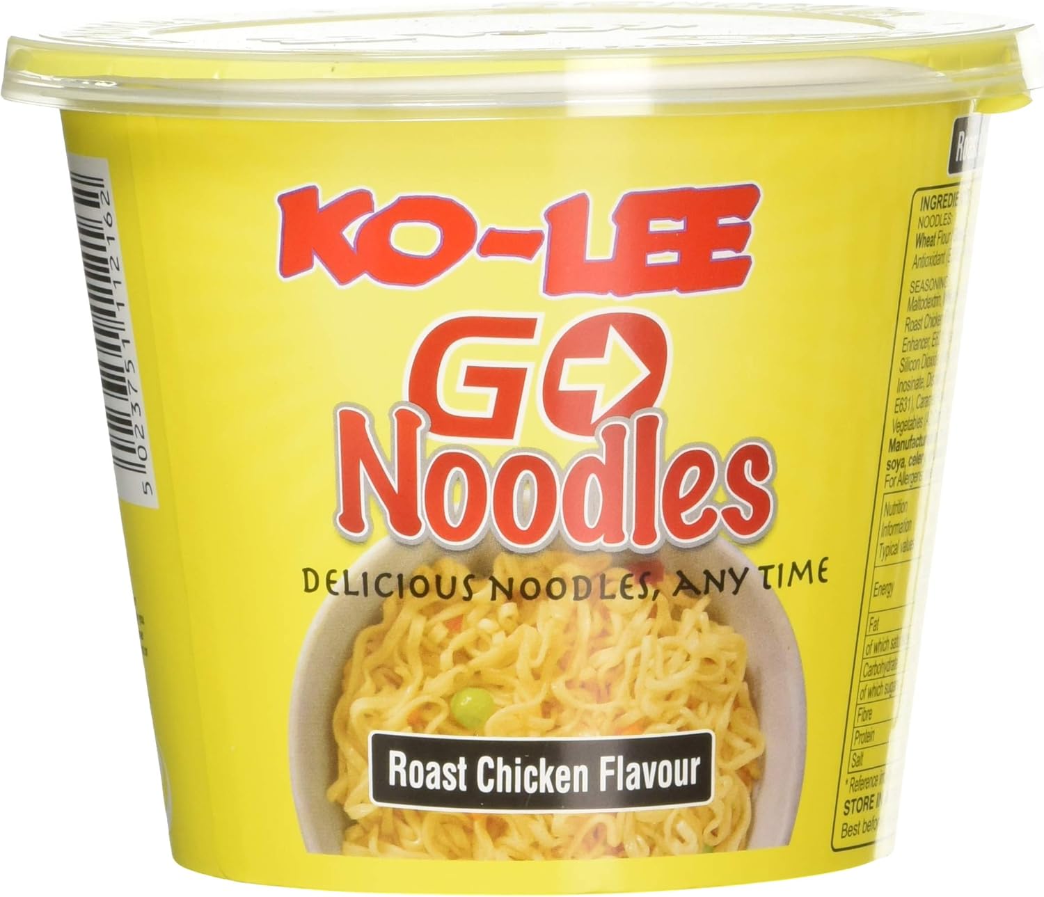 Ko-lee Go Cup Noodles Roast Chicken Flavour 65 g (Pack of 6)