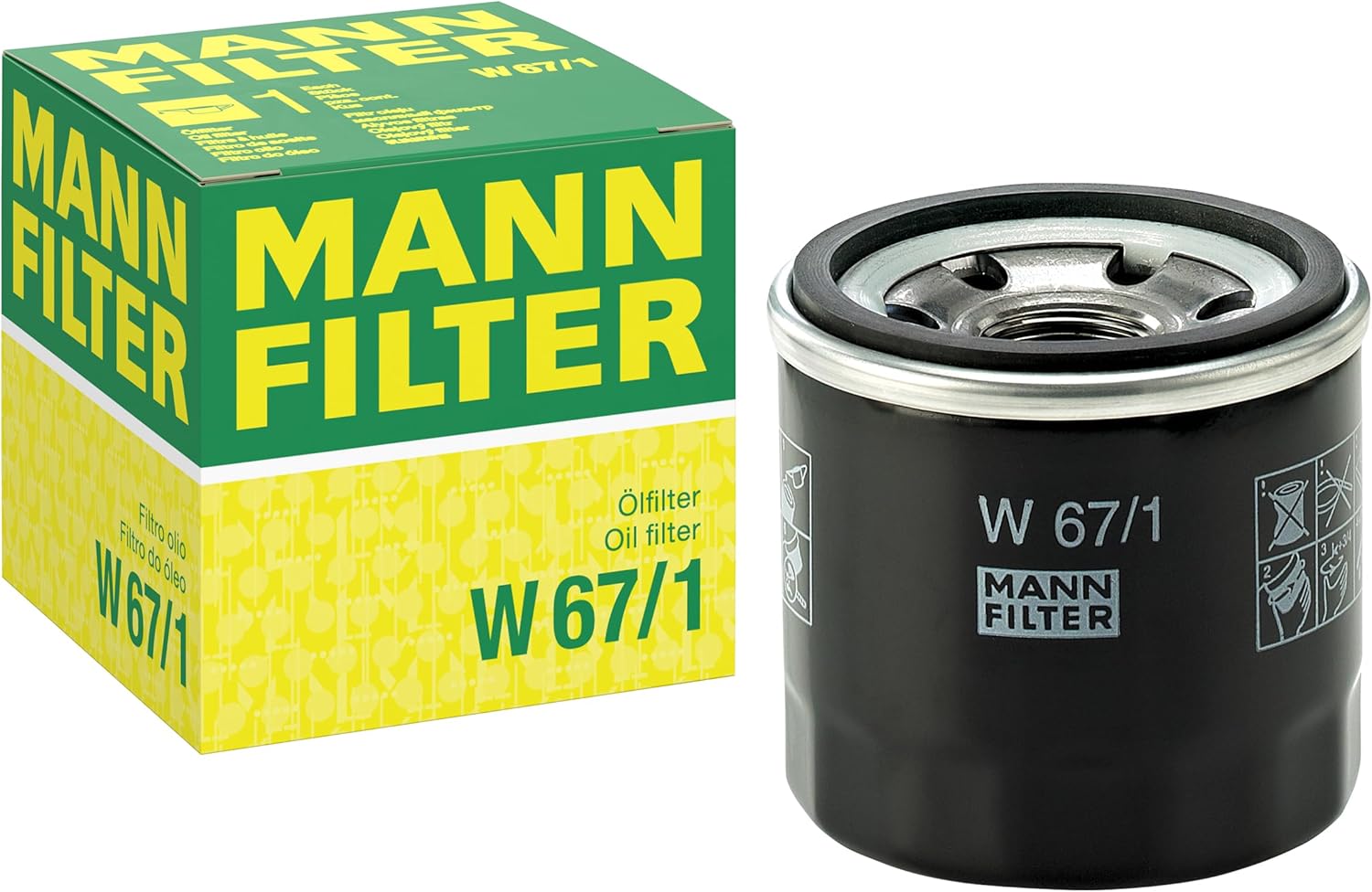 MANN-FILTER W 67/1 Oil Filter - for Cars + Transporters