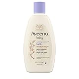 Aveeno Baby Calming Comfort Bath & Wash with Relaxing Lavender & Vanilla Scents & Natural Oat Extract, Hypoallergenic & Tear-Free Formula, Paraben-, Phthalate- & Soap-Free, 8 fl. Oz