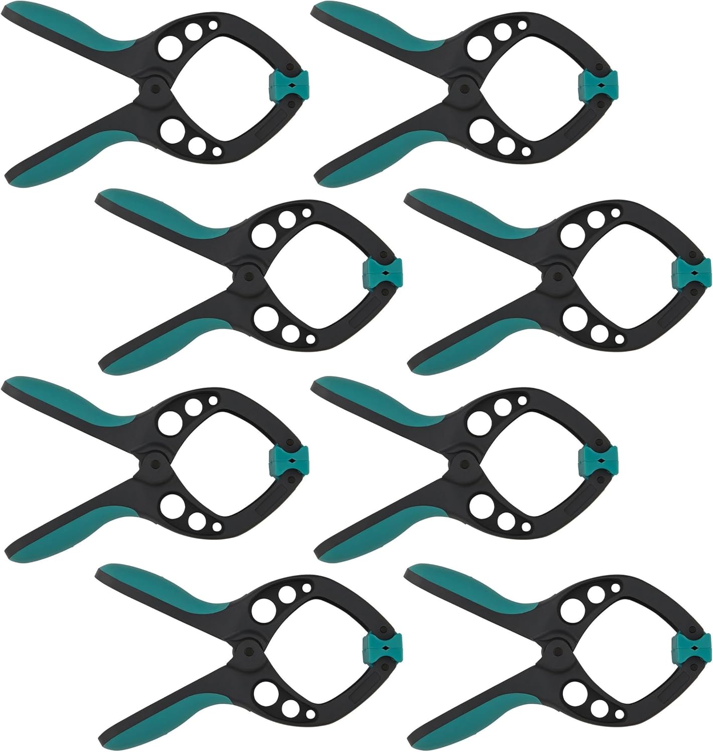 wolfcraft 8 PRO Spring Clamps, 60 mm I 8652000 I A Versatile aid – Ideal for DIY and Model Building Projects