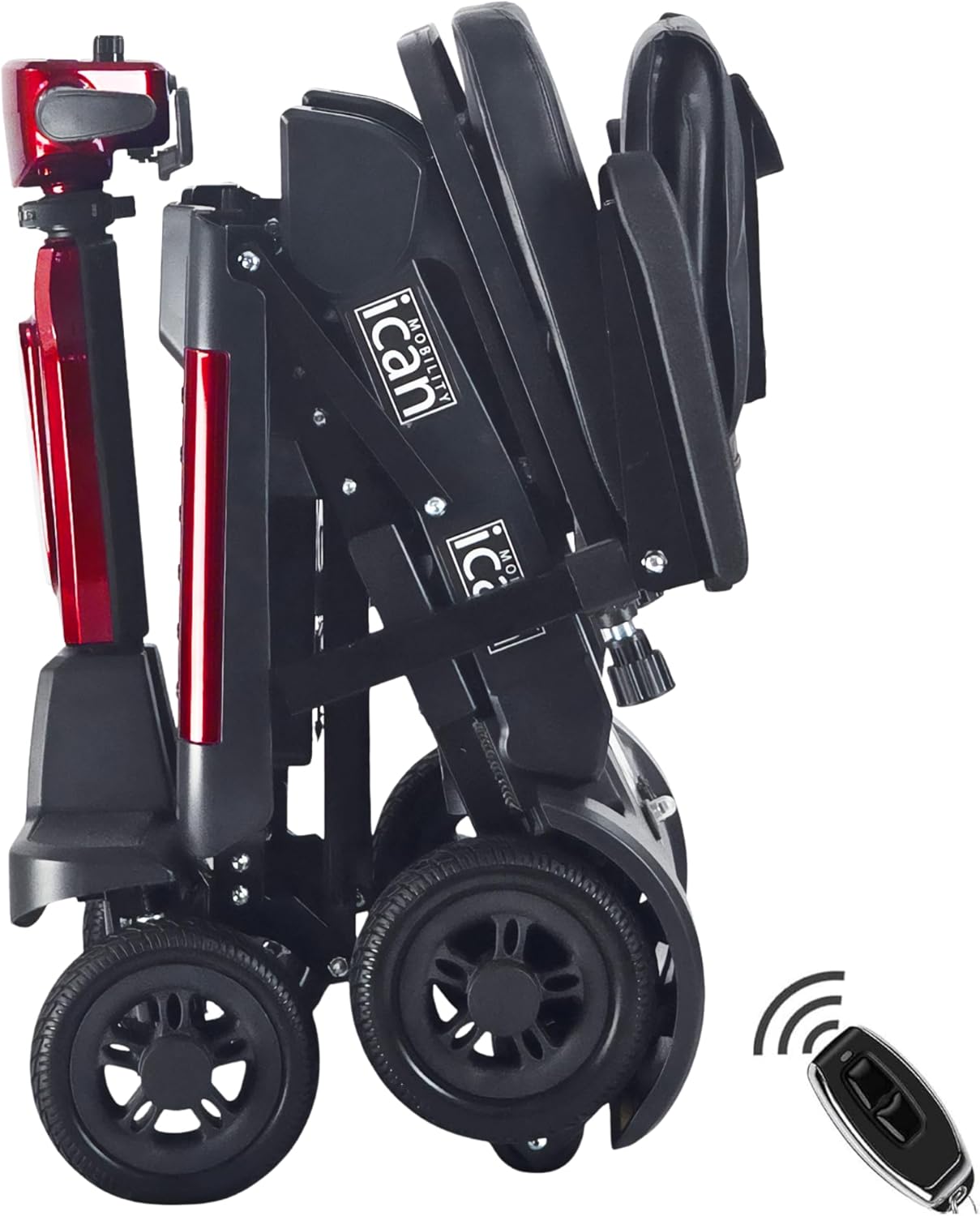 iCAN EasyFold X-12 2026 Automatic Folding Mobility Scooter – Lightweight 22Kg with Battery, Automatic Fold, Long Range, LED Display – Portable Mobility Scooter for Seniors, Class 2, UK Regulated.
