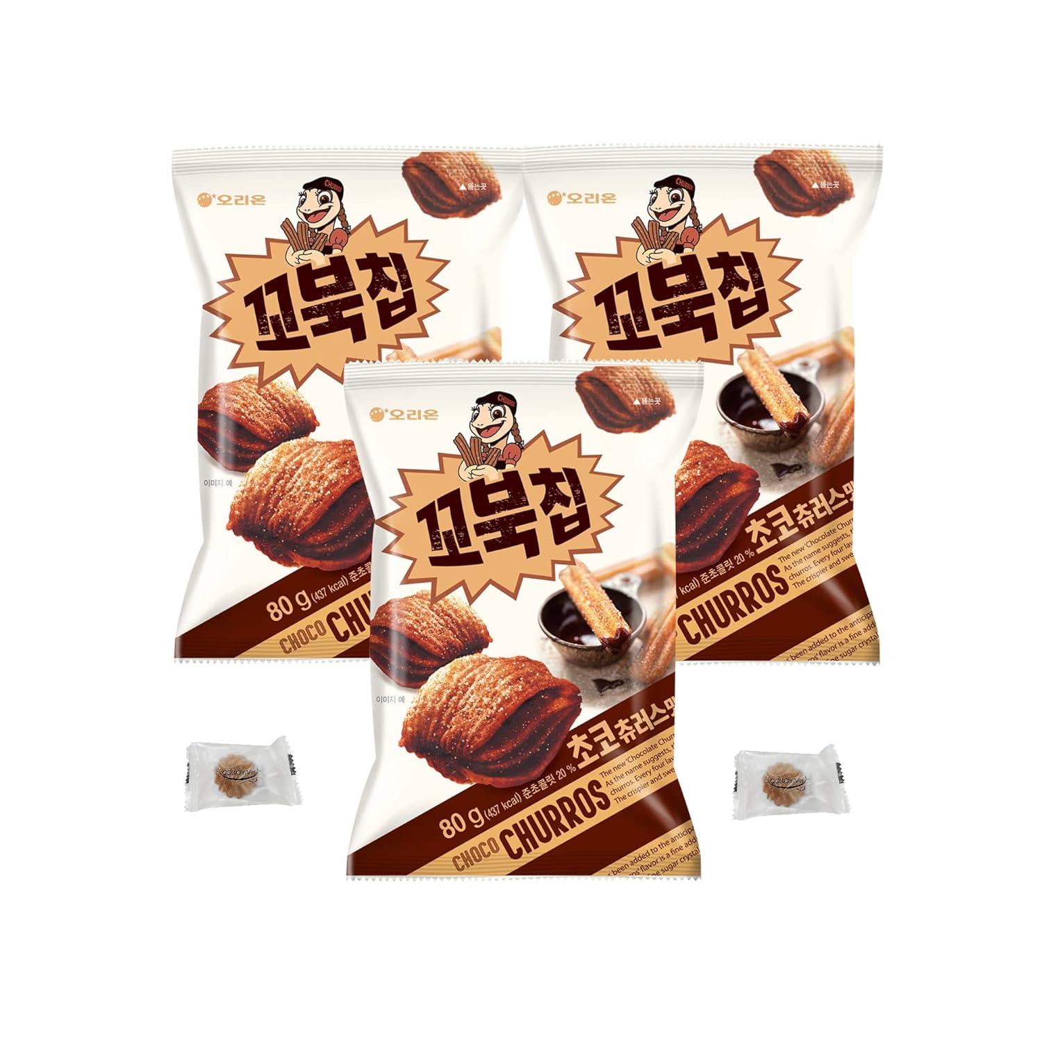 ORION Turtle Chip Official Gift Box (Choco, 3 Packs)