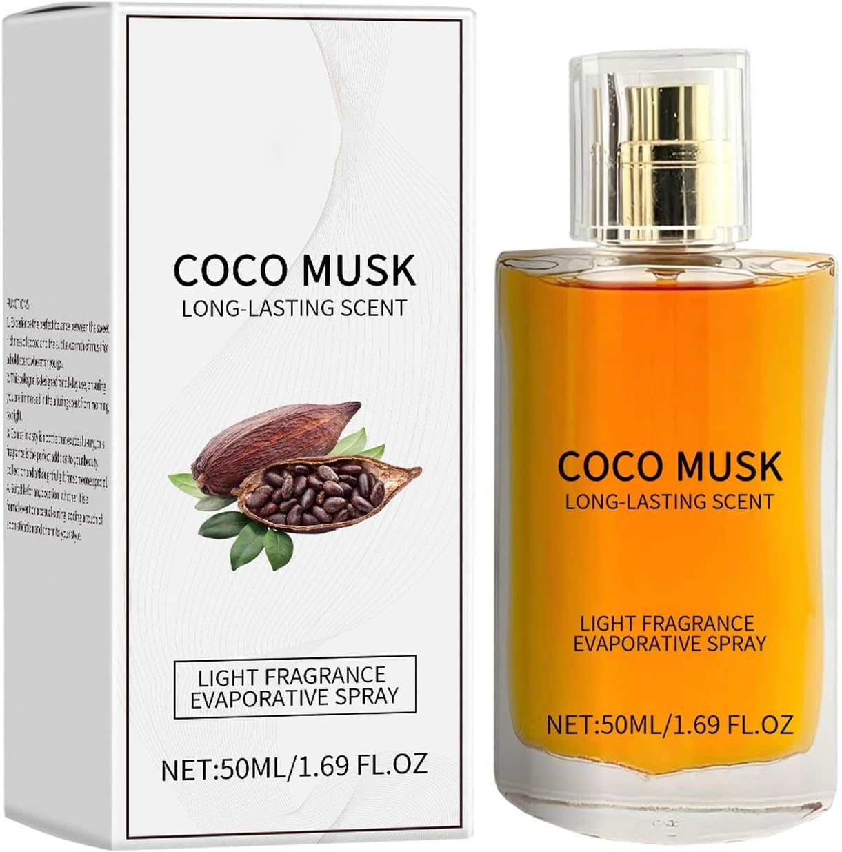 Cologne Parfume for Men, Men's Elegant Fresh Fragrance, Eau De Parfum Spray for Men, Long Lasting Fragrance 50 ml (Sandalwood)