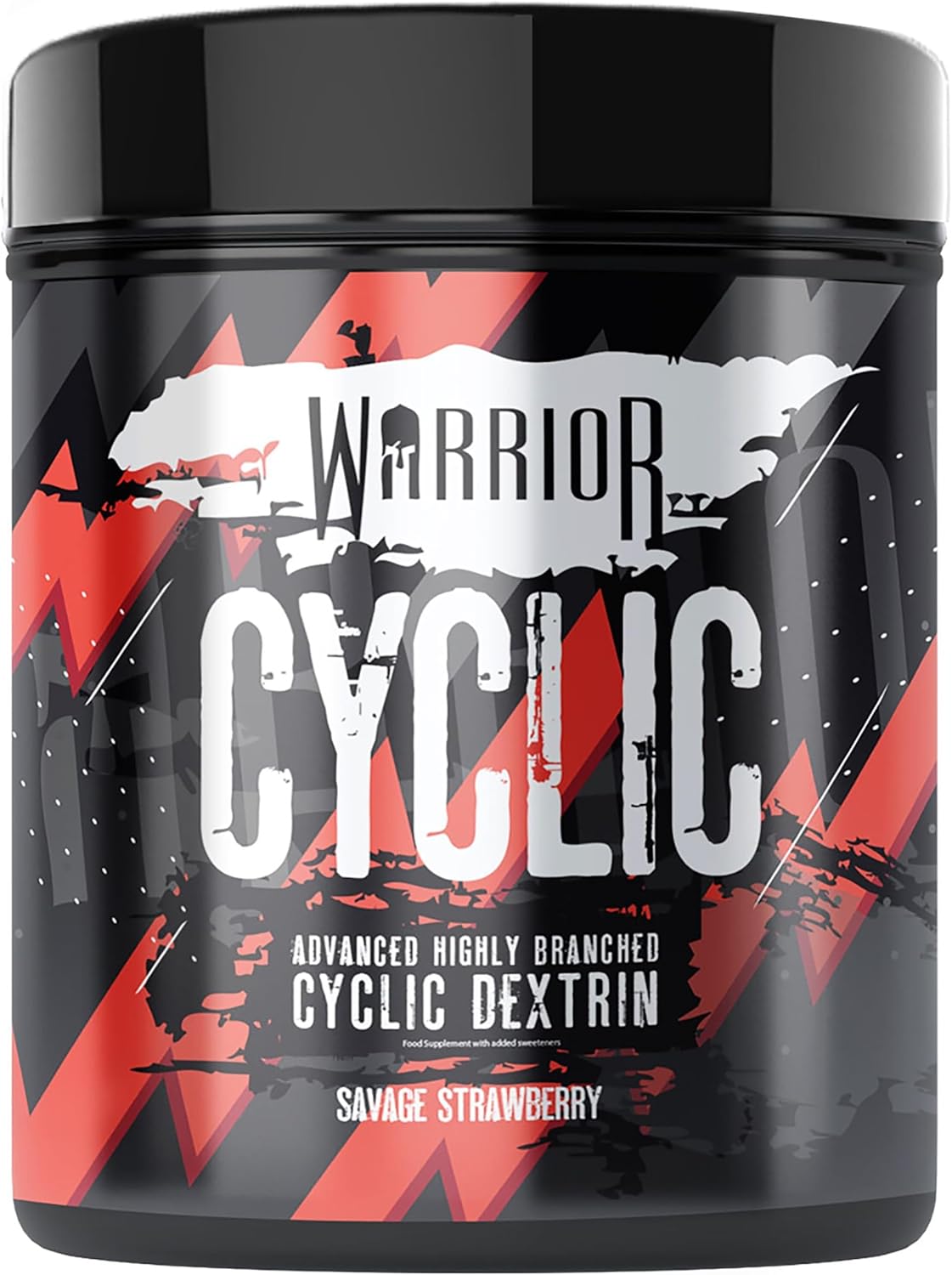 Warrior Cyclic Dextrin 400g - Advanced Pre and Intra-workout Carbohydrate Source - 16 Servings (Savage Strawberry)