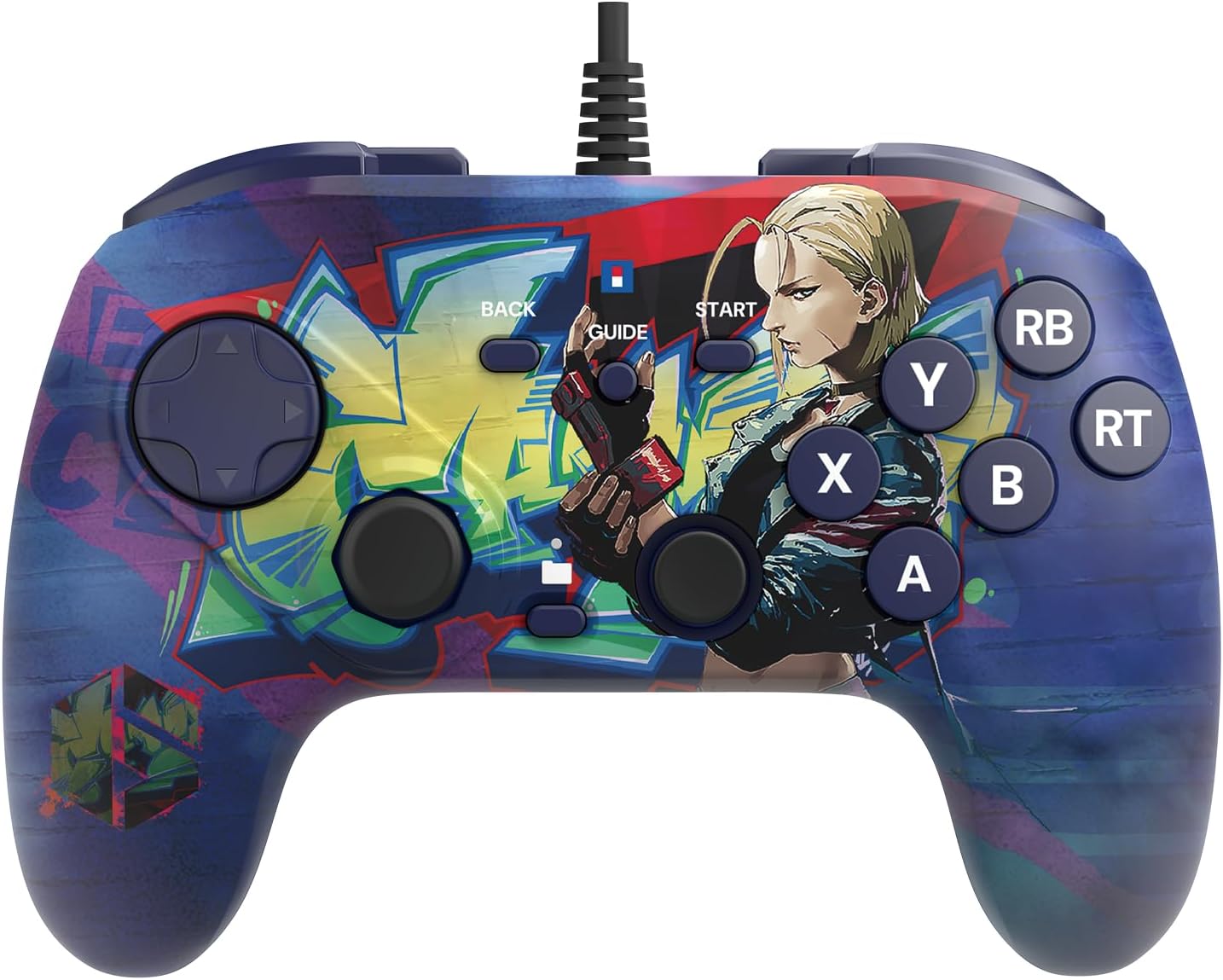 HORI Fighting Commander OCTA (Street Fighter 6 Cammy Edition) for Windows PC - Tournament Grade Wired Fightpad Officially Licensed by Capcom