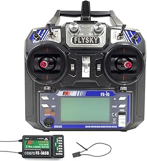 Flysky FS-i6 6CH 2.4GHz AFHDS RC Transmitter w/FS-iA6B Receiver for RC Multirotor Helicopter Airplane Glider Quadcopter (Model_2)