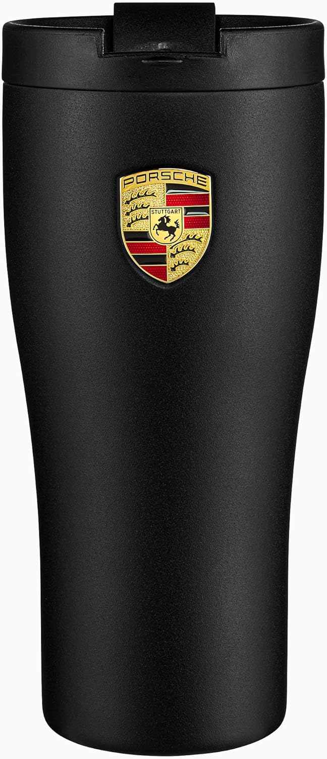 Porsche Matte Black Thermal Coffee Tumbler