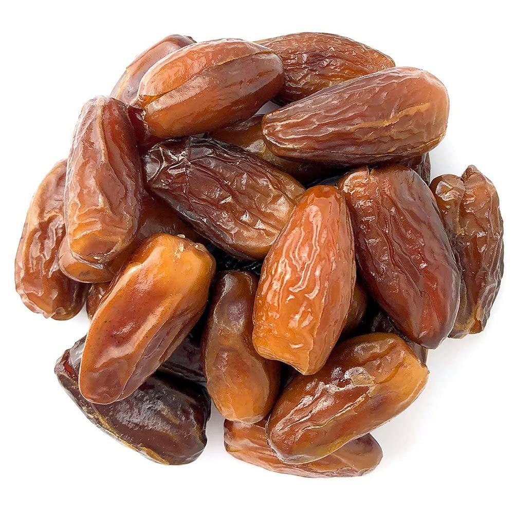 Tunisian Pitted Dates, Deglet Noor (24 oz Jar) – All-Natural, No Added Sugar, Dried Fruit for Snacking and Baking