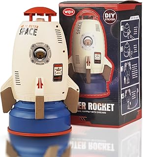 Outdoor Indoor Water Sprinkler Rocket Launcher,Outdoor Water Toys in Backyard Garden Lawn Swimming Pool,Kids Water Toys Rocket Sprinklers Toy Water Blaster for Boys Girls Age 3 4 5 6 7 8 Year Old